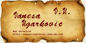 Vanesa Ugarković vizit kartica